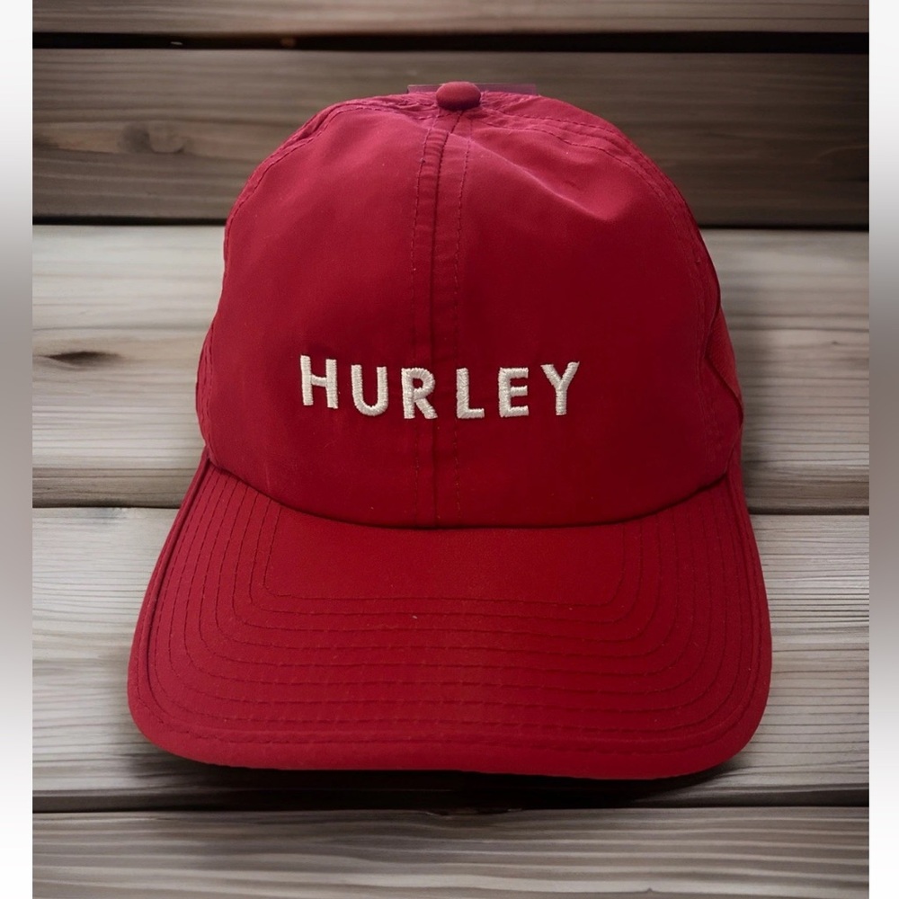 SALE! NWT Hurley Finish Line Hat Active Breathable Sun Protection Red